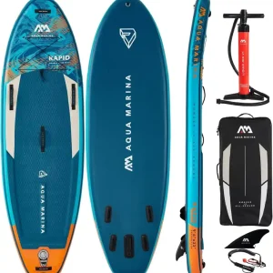 Aqua Marina Rapid 9‘6" SUP Board Wildwasser Fluss Komplett-Set 130 kg WSE-62878 Markenprodukt