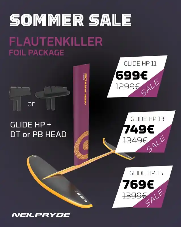 Bestseller 2026 NEILPRYDE Glide Wind 85 HP15 Foil incl. Head DT or PB
