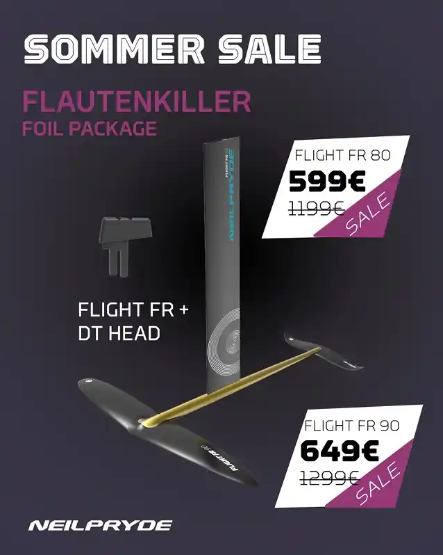 Neu 2025 NEILPRYDE Flight FR 90 Foil incl. Head DT