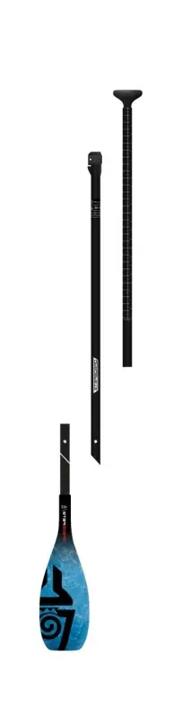 Markenware 2021 STARBOARD SUP Paddle LIMA Tiki Tech Blue 29 mm 3 pcs adjust. S35