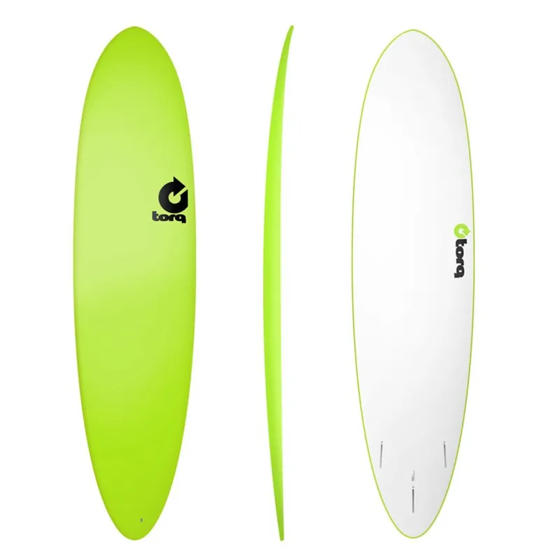 Surfboard TORQ Softboard 7.6 Funboard Grün Highlight