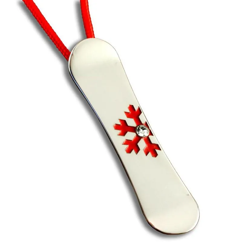 Mega-Angebot Silver+Surf Silber Schmuck Snowboard Gr M Snow Red