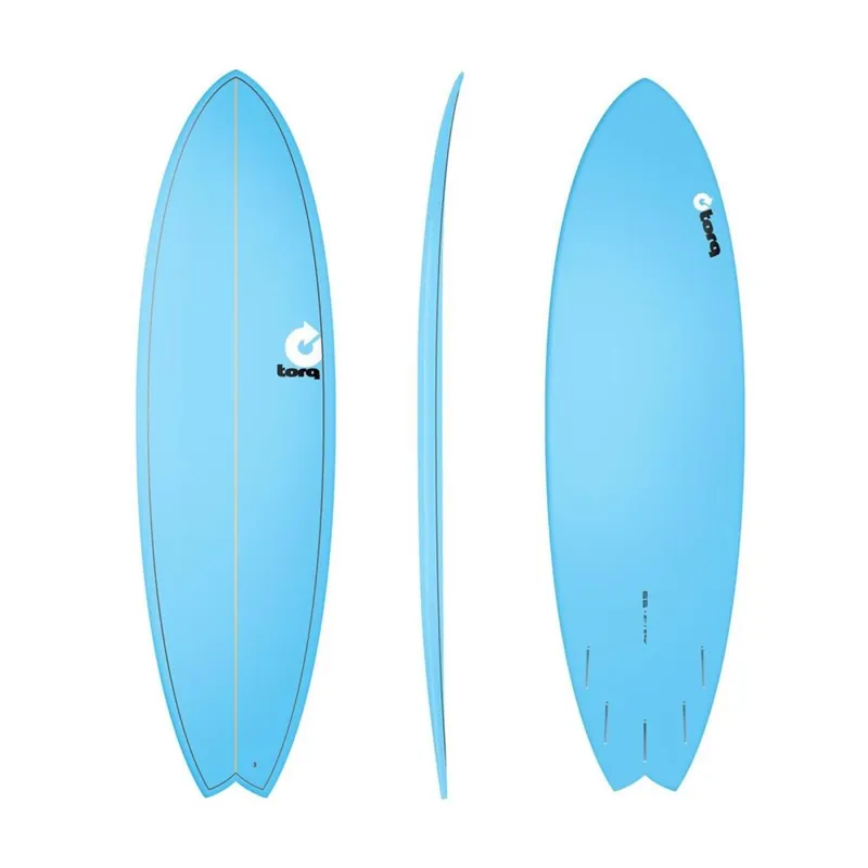 Ausverkauf Surfboard TORQ Epoxy TET 6.6 MOD Fish Blue