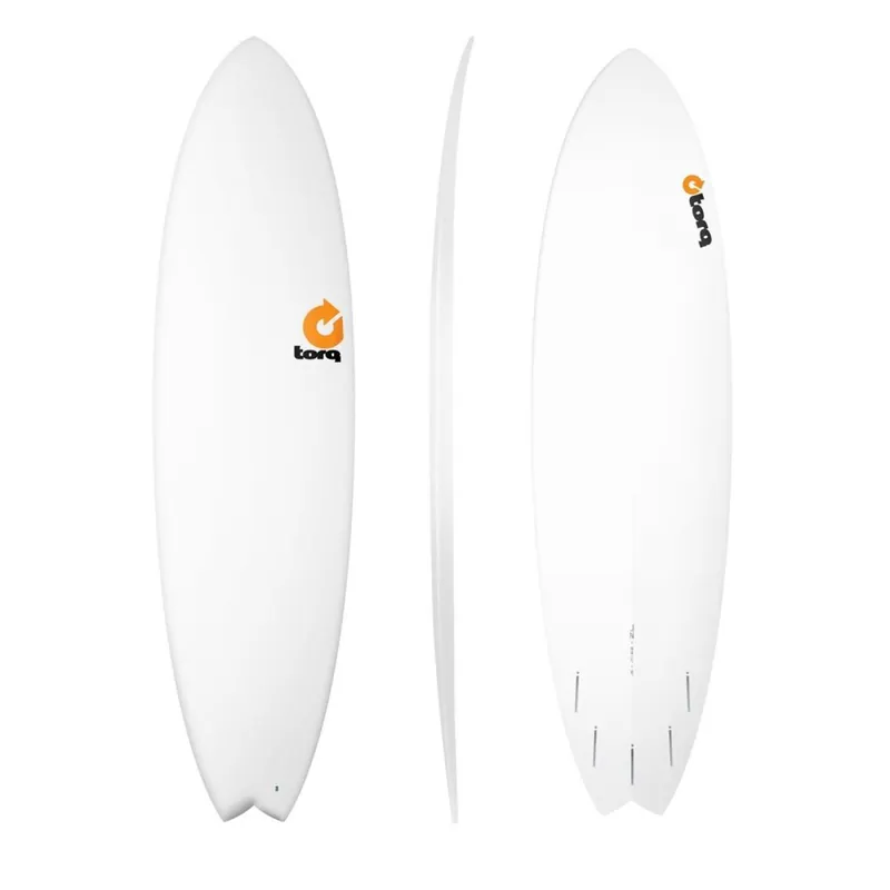 Surfboard TORQ Epoxy TET 7.2 Fish Weiss Neue Ware