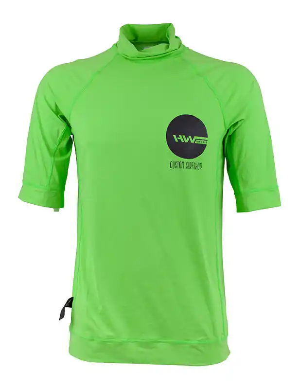 Direktkauf HW-Shapes TEAM Lycra Shortarm Turtleneck Flo Green Männer XL/ Frauen XXL