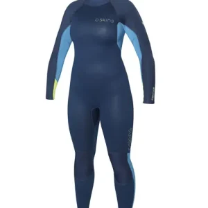 C-Skins Surflite 5/4/3 Womens Neoprenanzug Ink Blue/ Azure/ Yellow Neue Kollektion