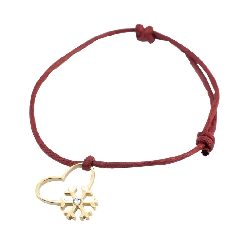 Echt Silver+Surf Silber Schmuck Snow Love Kristall Gold