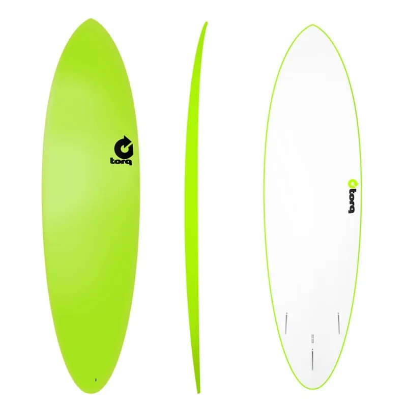 Surfboard TORQ Softboard 6.8 Funboard Grün Zertifiziert