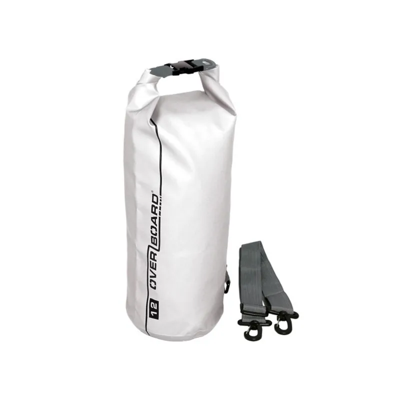 OverBoard wasserdichter Packsack 12 Liter Weiss Billig
