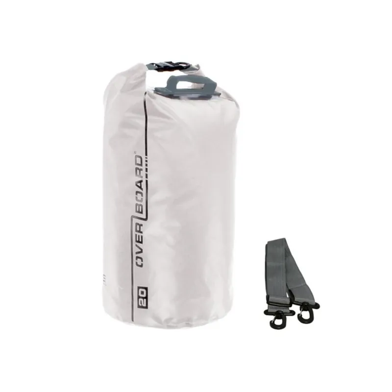 OverBoard wasserdichter Packsack 20 Liter Weiss Sichere Zahlung