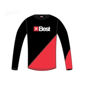 Super-Preis Best Kiteboarding Watershirt Rashguard Langarm Black Red L