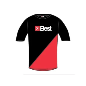 Best Kiteboarding Watershirt Rashguard Kurzarm Black Red Rabatt