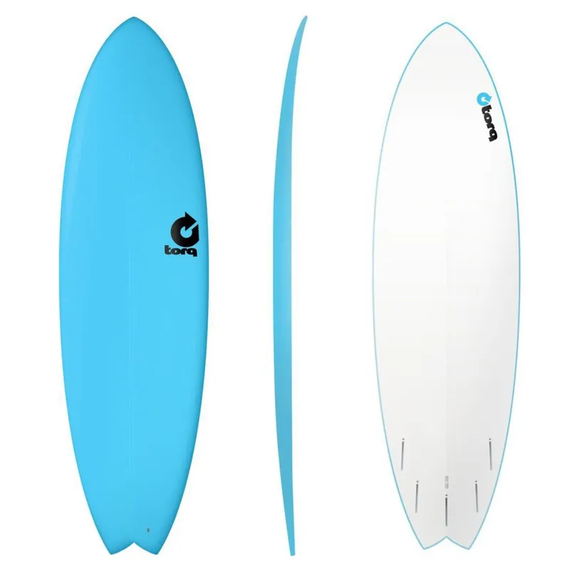 Surfboard TORQ Softboard 7.2 Fish Blue Expressversand