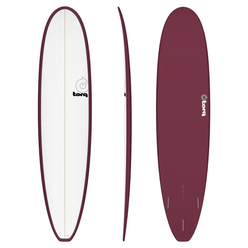 Surfboard TORQ Epoxy TET 8.0 Longboard White Burgu Saisonangebot