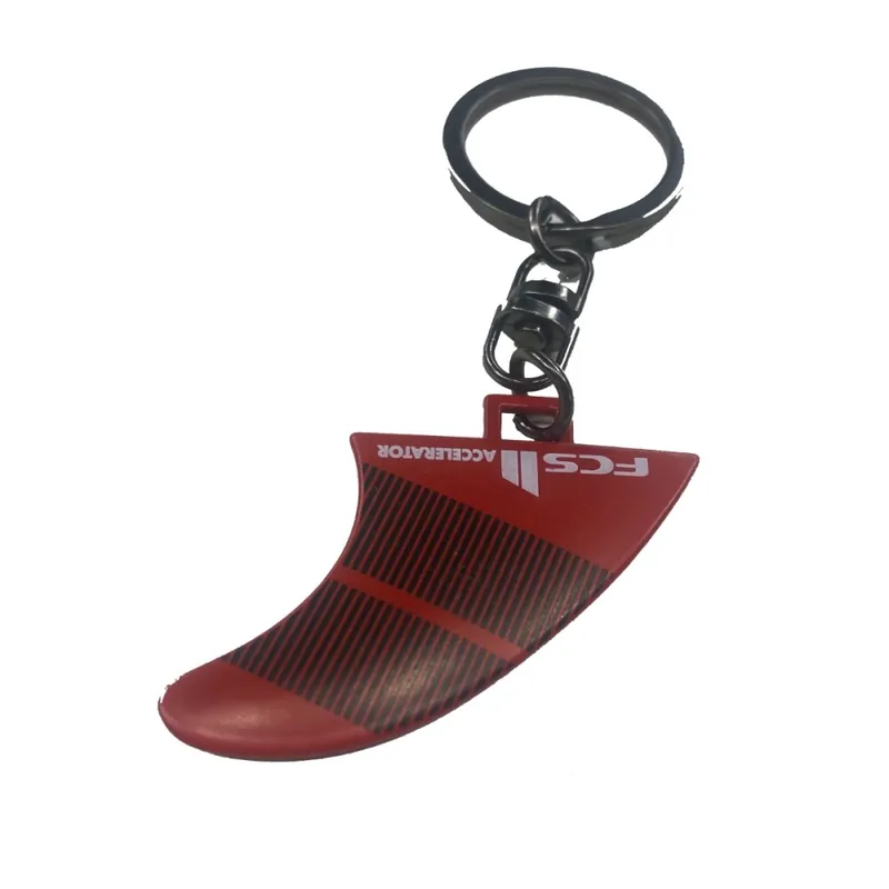 FCS 2 Fin Key Ring Schlüsselanhänger PC Finne Accelerator (Rot) Top-Angebot