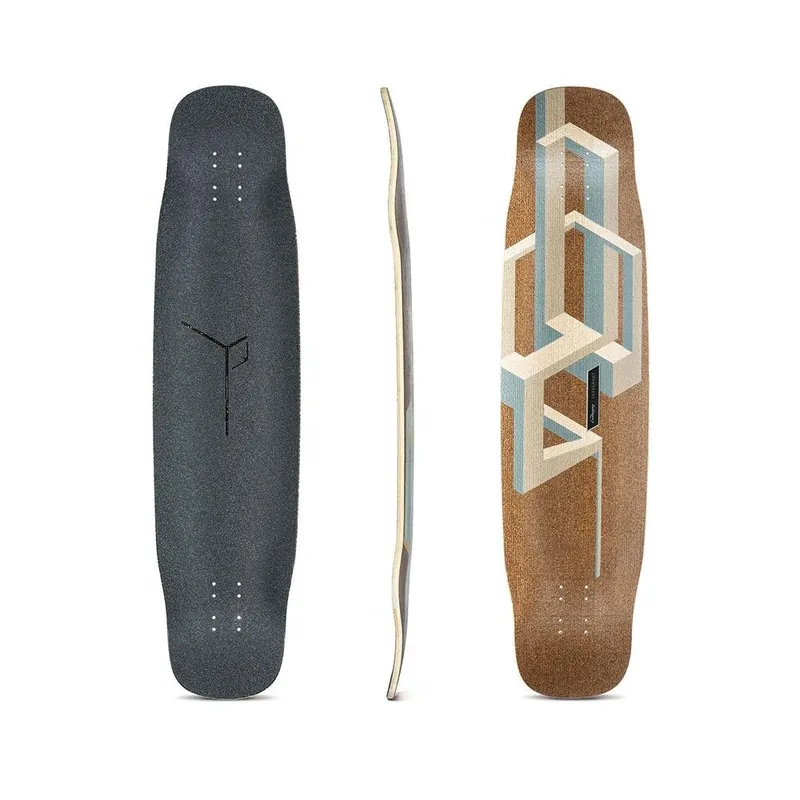 Versand Am Gleichen Tag Loaded Basalt Tesseract Longboard Deck Nude