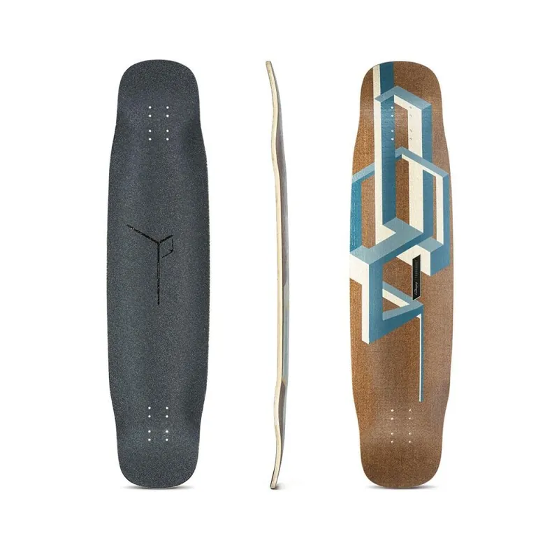 Begrenztes Angebot Loaded Basalt Tesseract Longboard Deck Dark Blue
