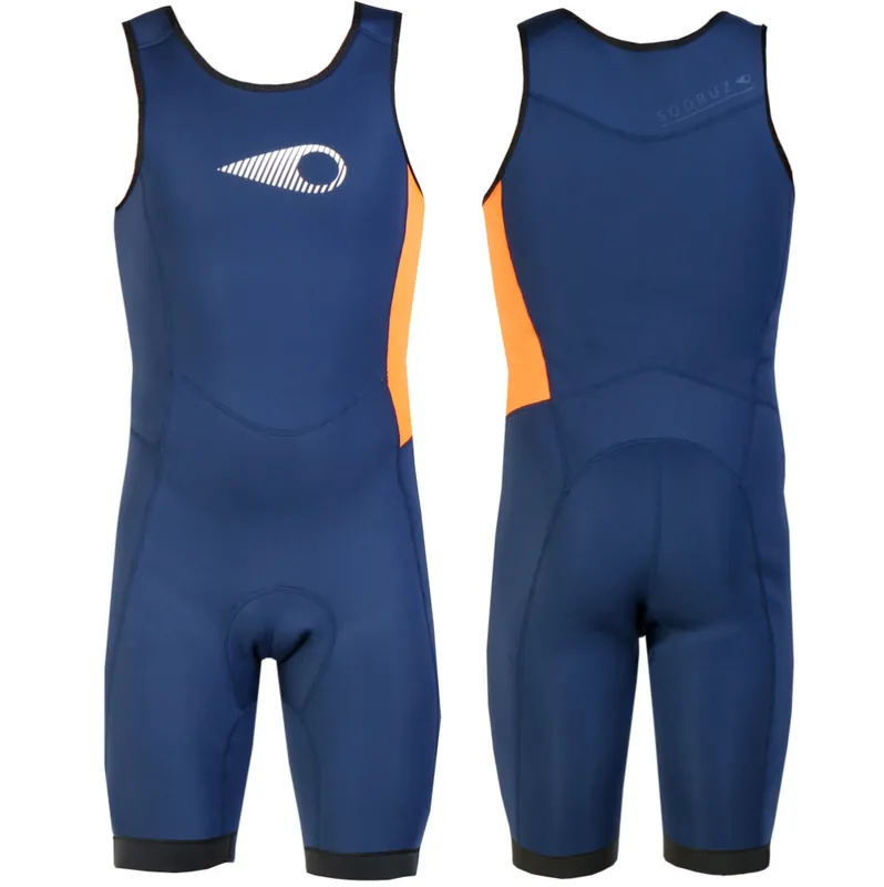 Soöruz Fighter 2/2 Short John Neoprenanzug Navy Garantierte Lieferung