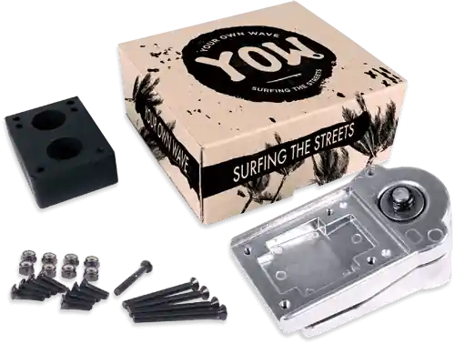 Highlight YOW Truck Version 4 S4 Surf Longboardachse inkl. Riser
