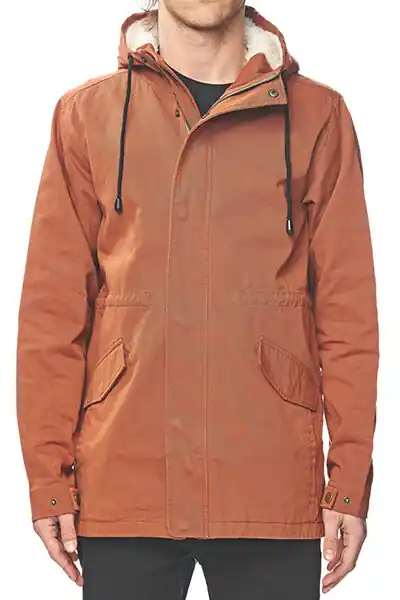 Schneller Versand Globe Goodstock Thermal Parka Fishtail Gefütterte Jacke Ginger S