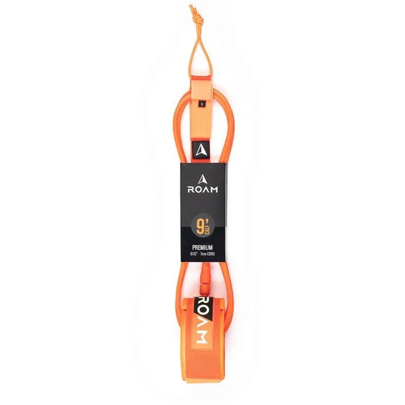 Knallerangebot ROAM Surfboard Leash Premium 9.0 Knie Orange