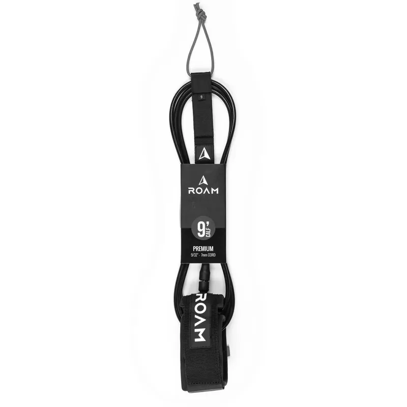 ROAM Surfboard Leash Premium 9.0 Knie Schwarz Heißes Angebot
