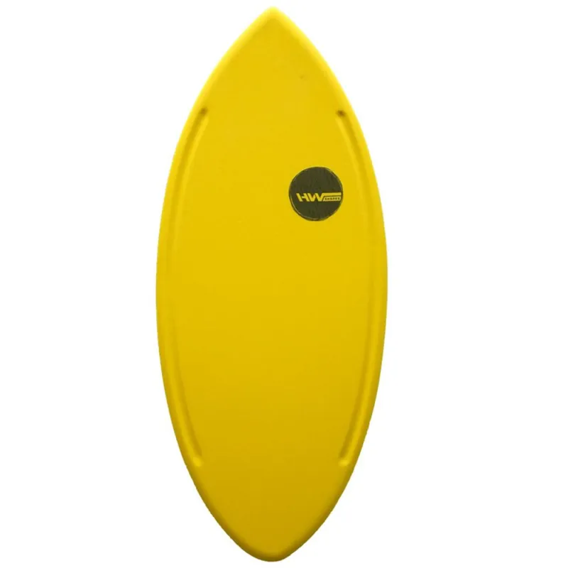 HW-Shapes Waveskim Foamy Skimboard Minimal Yellow Preiswert