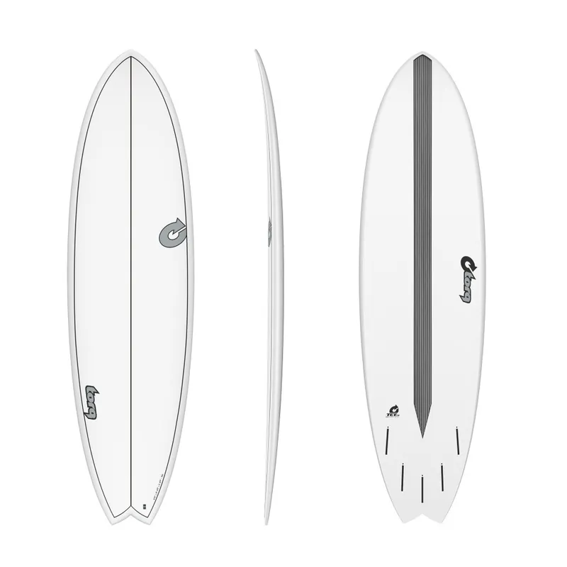 Surfboard TORQ Epoxy TET CS 6.10 MOD Fish Carbon Neuheit