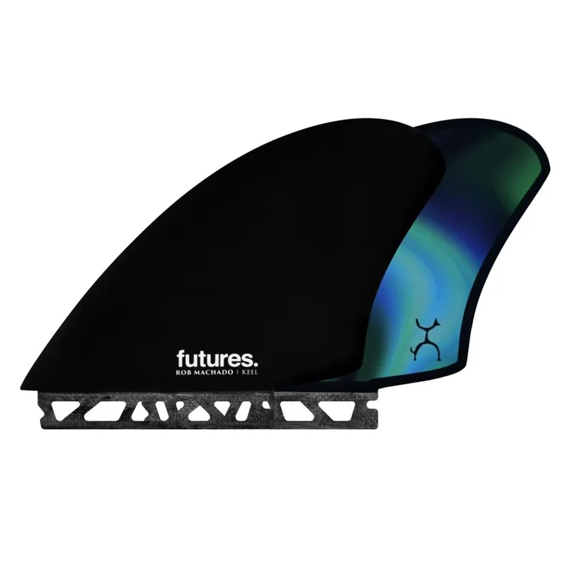 Aktuell FUTURES Twin Fin Set Machado Keel Honeycomb