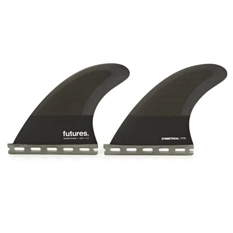 Aktuell FUTURES Quad Rear 2 Fin Set 4.15 Flat Honeycomb