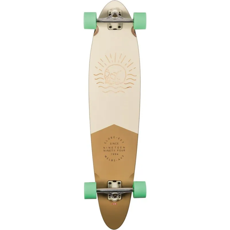 Globe Pinner Classic Longboard Komplettboard Off White Mustard Abverkauf
