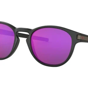 Oakley Latch Sonnenbrille Matte Black Translucent Red Prizm Road Schneller Versand