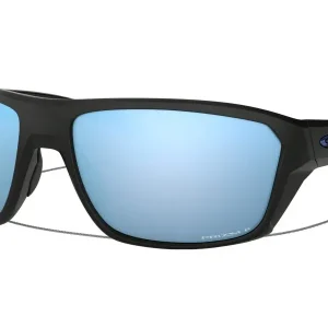 Billig Oakley Split Shot Sonnenbrille Matte Black PRIZM Deep H2O Polarized
