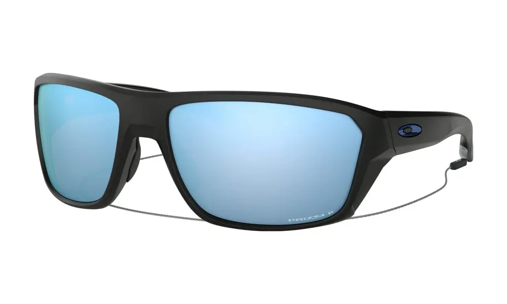 Billig Oakley Split Shot Sonnenbrille Matte Black PRIZM Deep H2O Polarized