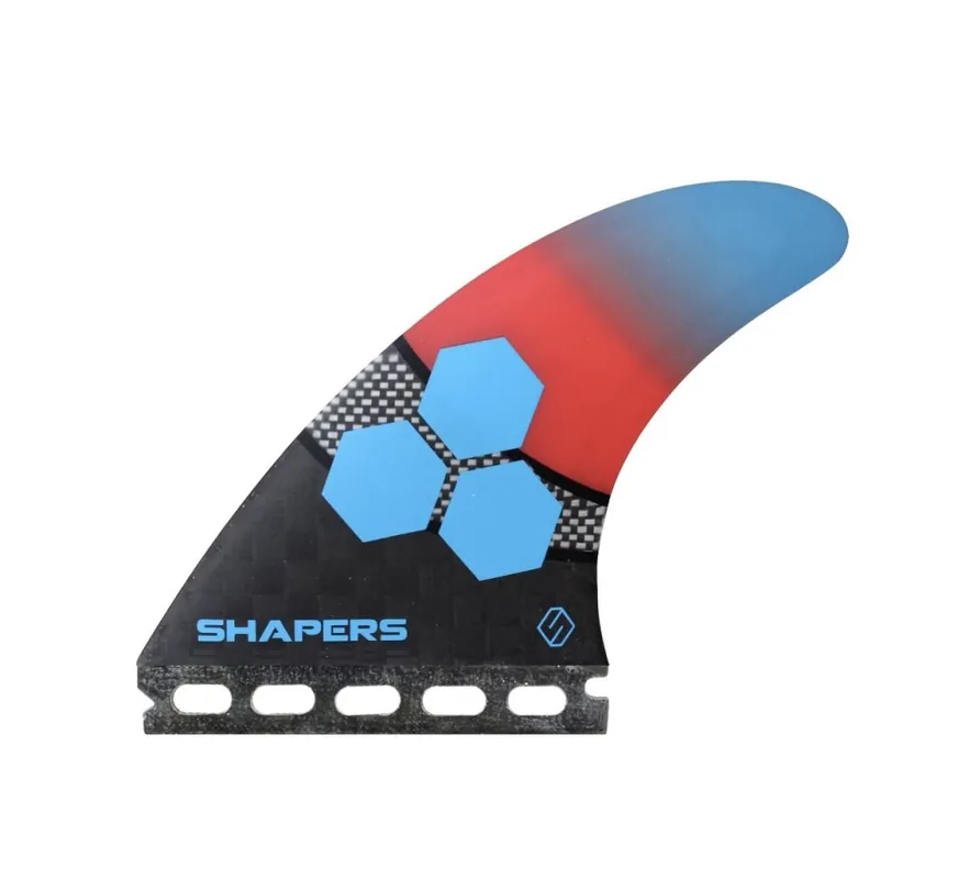 Jetzt Kaufen Shapers Fins Spectrum AM2 Large Tri-Fin Set Black/Orange