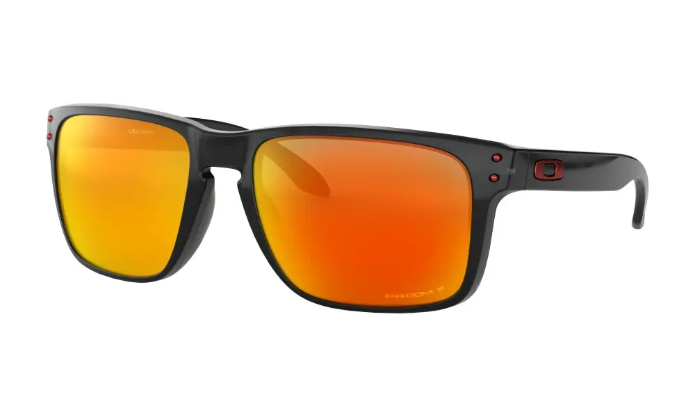 Oakley Holbrook XL Sonnenbrille Matte Black Prizm Ruby Ausverkauf