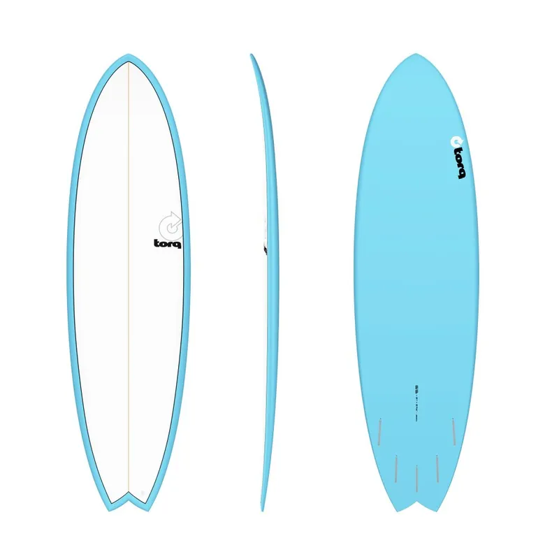 Preisknaller Surfboard TORQ TET 6.6 MOD Fish Blue Pinline