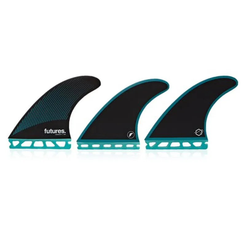 Expressversand FUTURES Thruster Fin Set R6 Honeycomb Legacy Rake