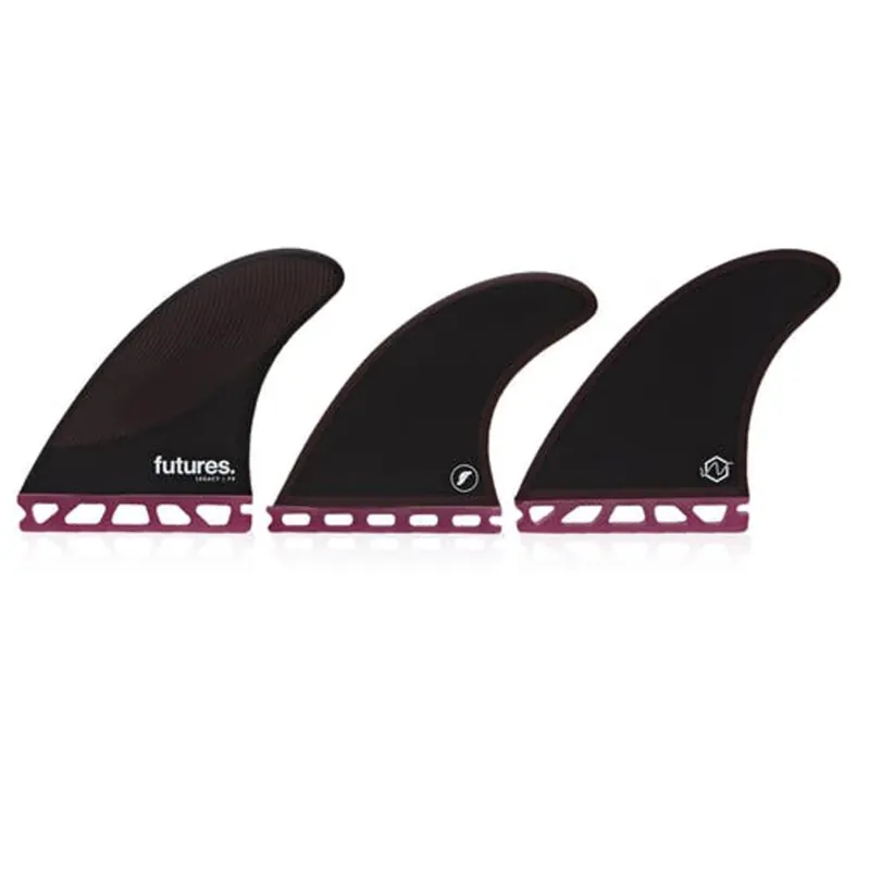 Zertifiziert FUTURES Thruster Fin Set P8 Honeycomb Legacy Pivot