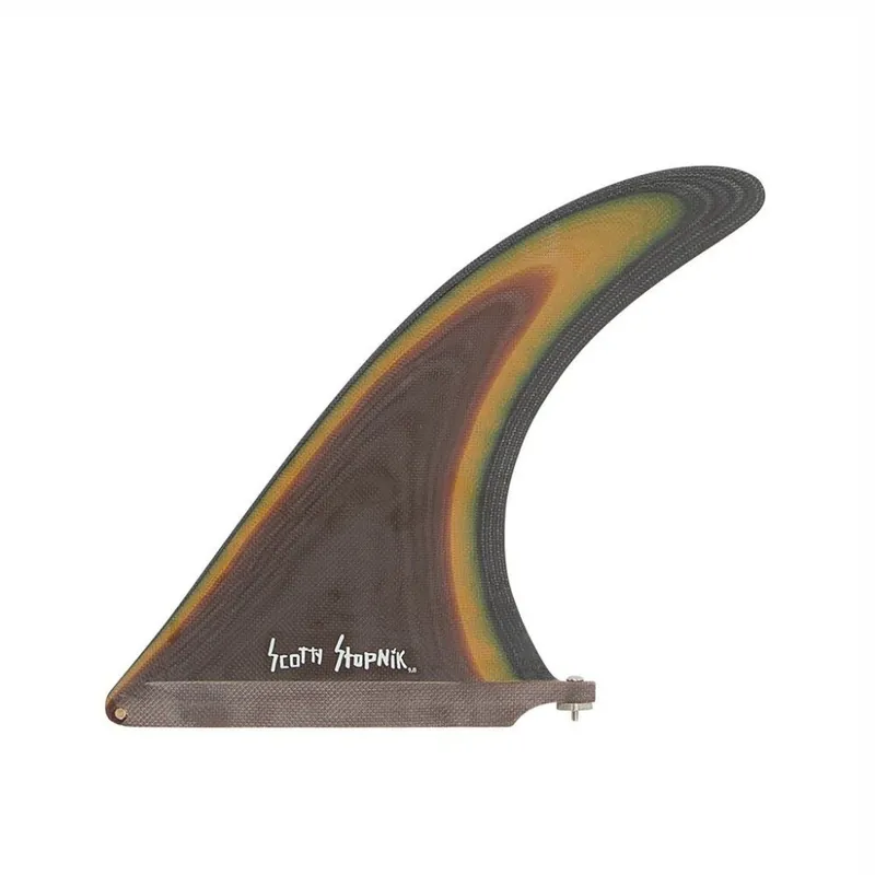 Zertifiziert Captain Fin Scotty Stopnik 9.8" US-Box Longboardfinne Multicolor