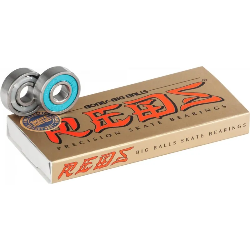 Saisonangebot Bones REDs BIG BALLs Longboard Bearings (Satz)