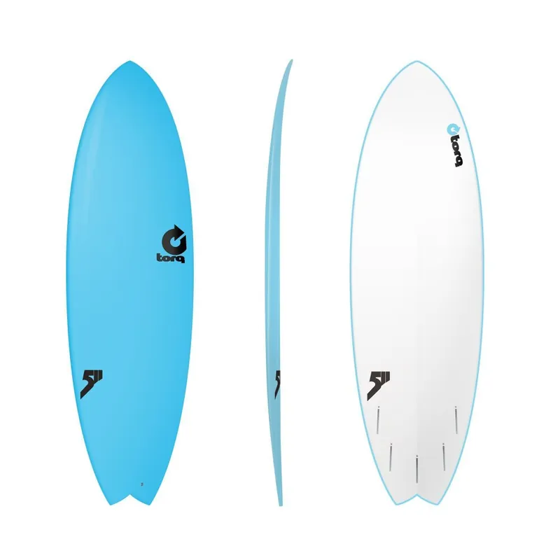 Begrenztes Angebot Surfboard TORQ Softboard 5.11 MOD Fish Blue