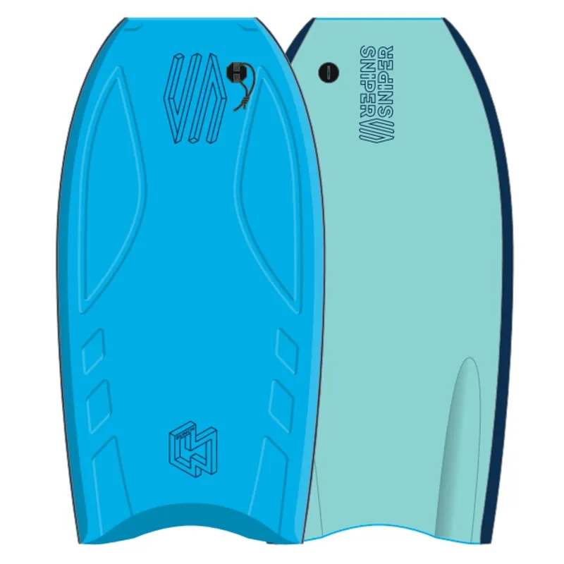 SNIPER Bodyboard BunchII EPS Stringer 44 Cyan Direkt Vom Hersteller
