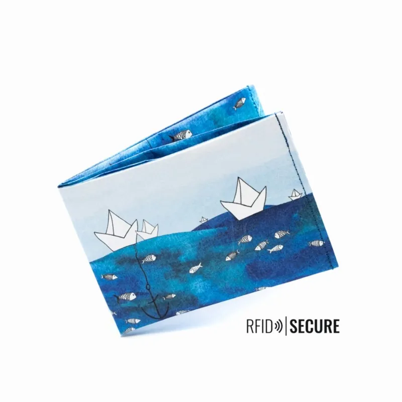 Markenprodukt Paprcuts RFID Secure Portemonnaie Ship Ahoi
