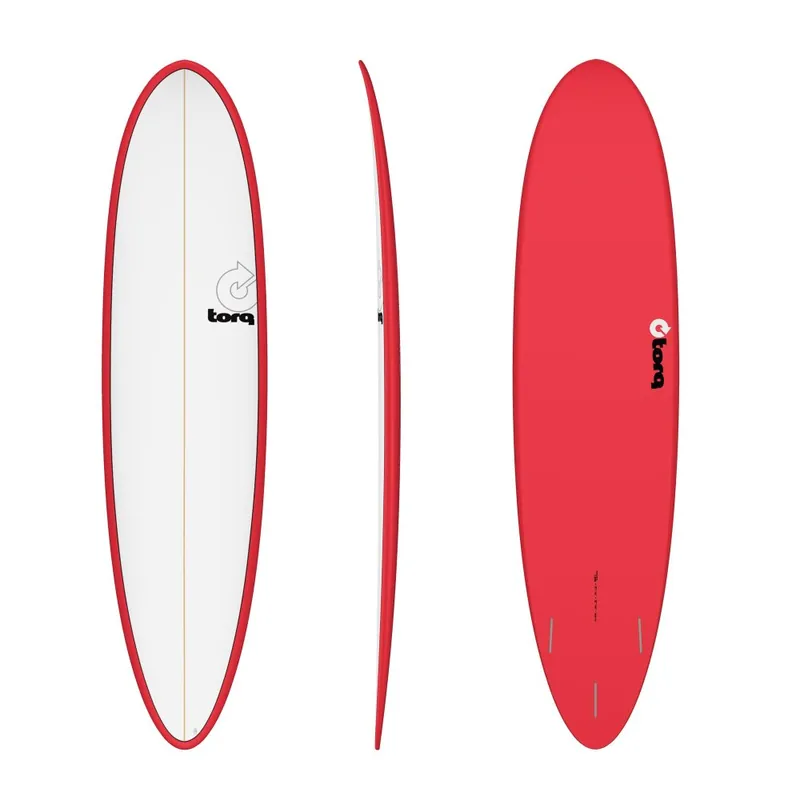 Surfboard TORQ Epoxy TET 7.6 Funboard Red Pinline Sale