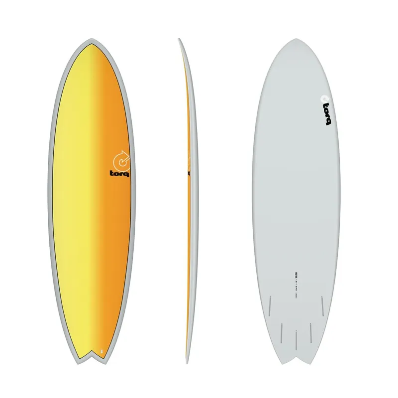 Top-Seller Surfboard TORQ Epoxy TET 6.6 MOD Fish Full Fade