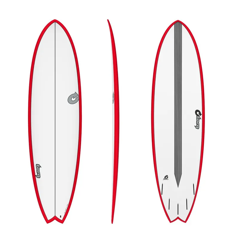Highlight Surfboard TORQ Epoxy TET CS 7.2 Fish Carbon Red