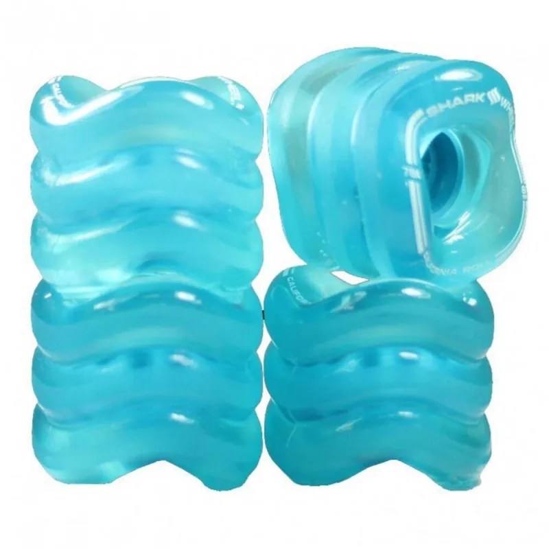 Shark Wheels CALIFORNIA ROLL (4er Set) 60mm/ 78a Transparent Blue Neue Ware