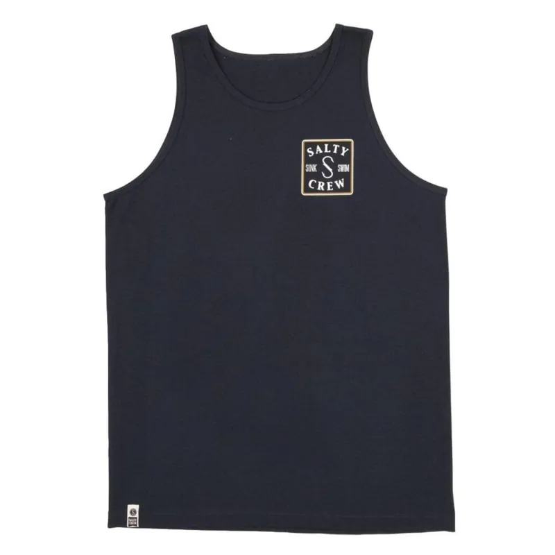 Sichere Zahlung Salty Crew Squared Up Tank Top Navy