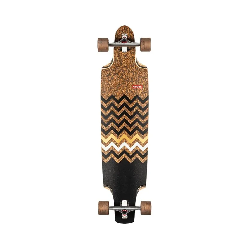 Globe Spearpoint Longboard Komplettboard Cork Zagged Schneller Versand